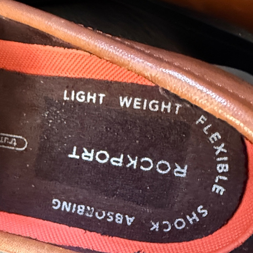 Rockport NEW Men's Tan Leather Slip-On Loafers Size 10 M - Picture 4 of 8